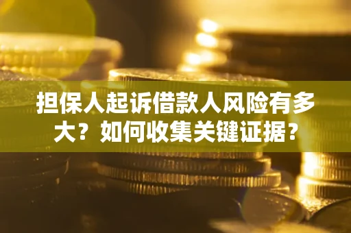 济南担保人起诉借款人风险有多大？如何收集关键证据？