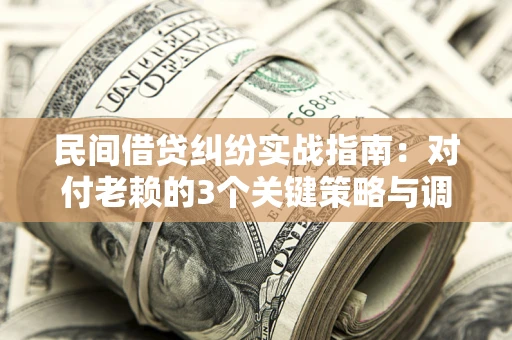 济南民间借贷纠纷实战指南：对付老赖的3个关键策略与调解盲区解析
