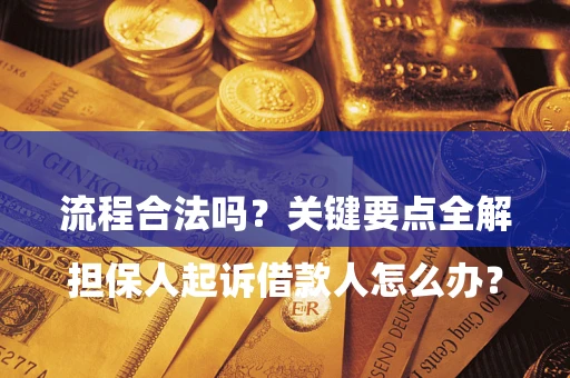 济南

担保人起诉借款人怎么办？流程合法吗？关键要点全解析
