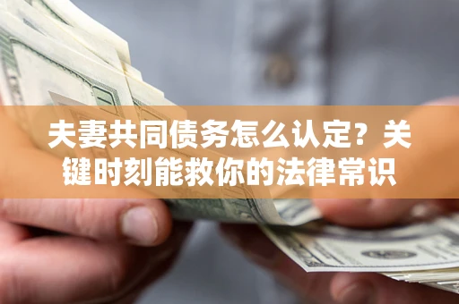 济南夫妻共同债务怎么认定？关键时刻能救你的法律常识